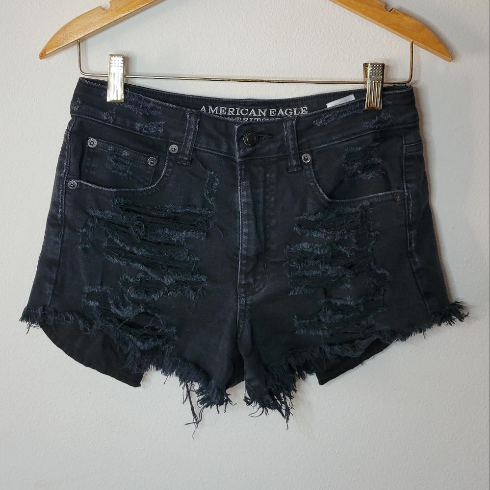 AEO Vintage Hi-Rise Festival Shorts